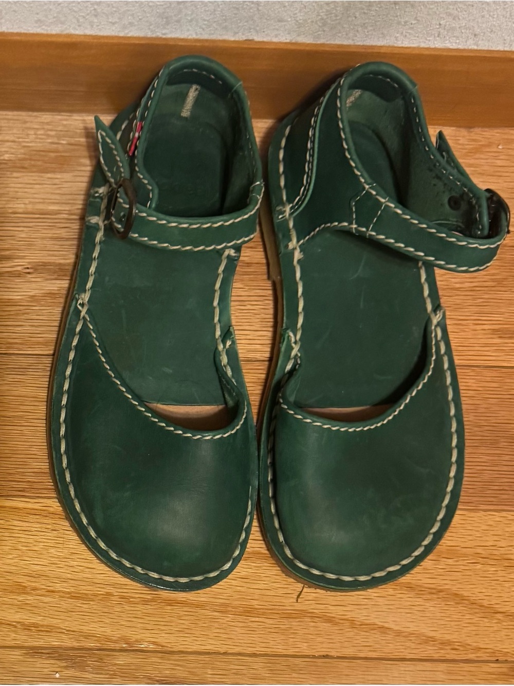 Duckfeet Mols Maryjane Sandal Green Turquoise - Picture 2 of 5